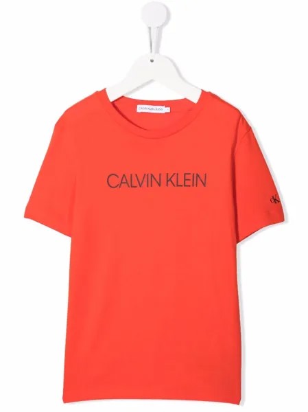 Calvin Klein Kids футболка с логотипом