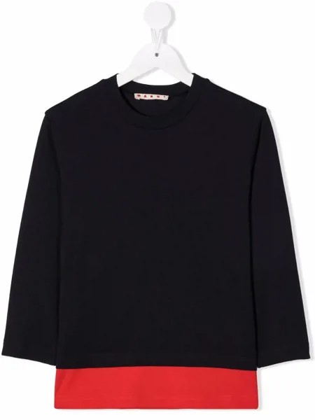Marni Kids футболка с длинными рукавами