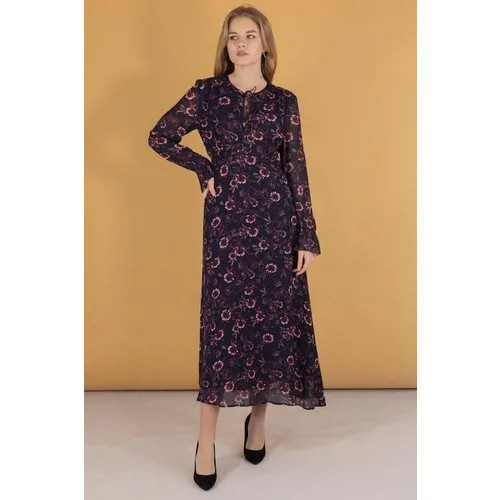 Платье TOMMY HILFIGER, вискоза, повседневное, макси, размер 36, красный, белый