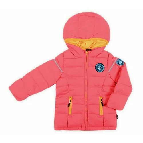 Джинсовая куртка crockid, размер 92-98/52/48, розовый