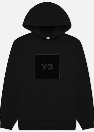 Мужская толстовка Y-3 Square Logo Hoodie, цвет чёрный, размер M