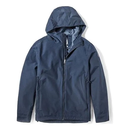 Куртка Men's Timberland waterproof Zipper Hooded Jacket Blue, синий