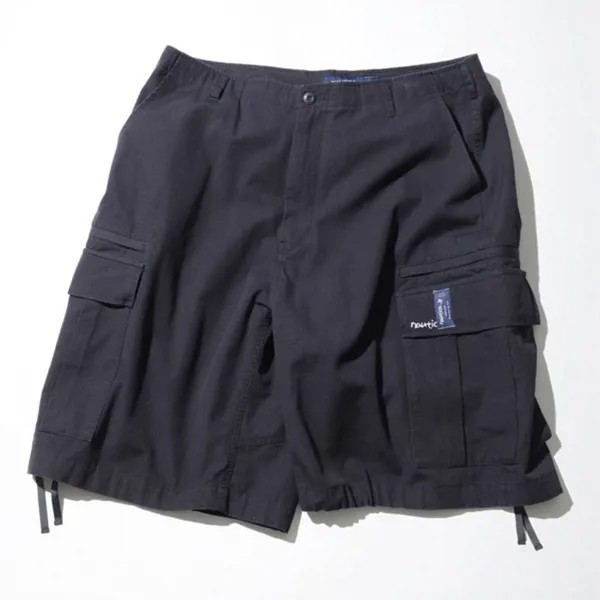 Шорты NAUTICA 23SS в японском Ретро стирке, повседневные Комбинезоны для мужчин и женщин, свободные шорты с большими карманами