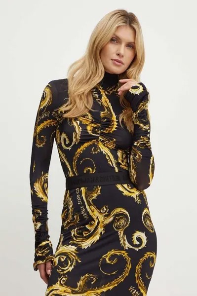 Лонгслив Versace Jeans Couture, черный