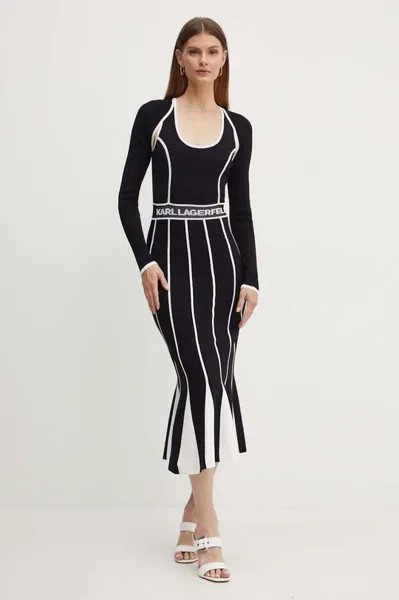 Платье Karl Lagerfeld, черный