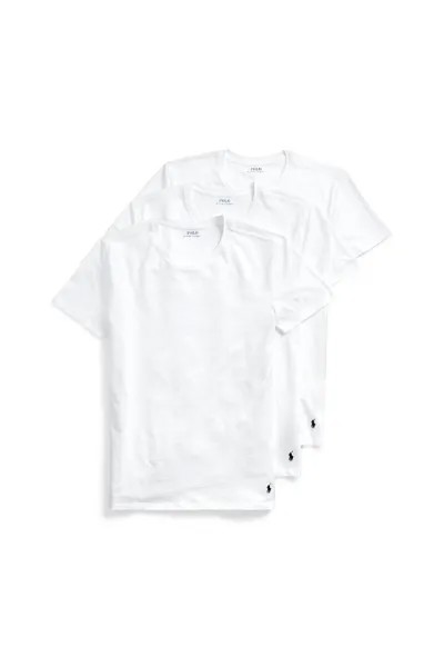 Набор из 3 мужских футболок с круглым вырезом Polo Ralph Lauren, белый