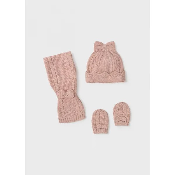 Mayoral Newborn Шапка, шарф и варежки 9430