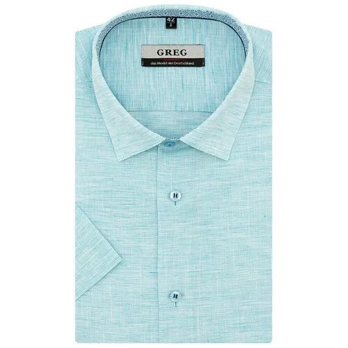 Рубашка GREG, размер 174-184/40, голубой