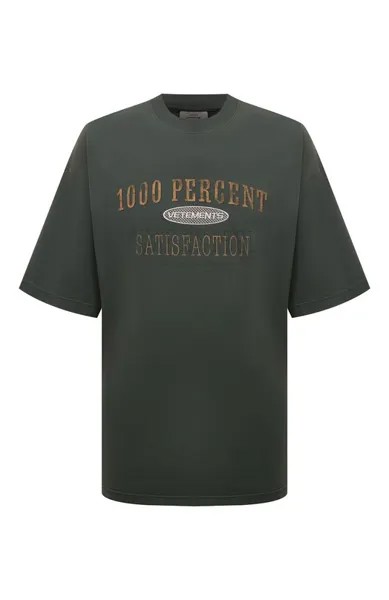 Хлопковая футболка VETEMENTS