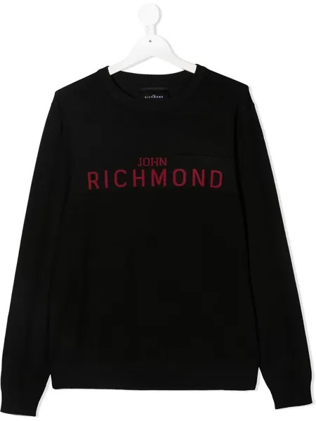John Richmond Junior джемпер с логотипом