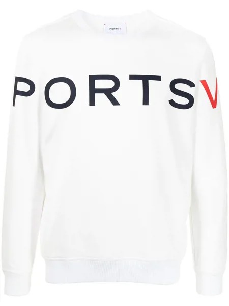 Ports V свитер с длинными рукавами и логотипом