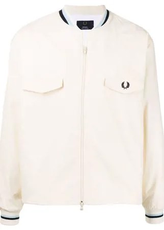 FRED PERRY бомбер с вышитым логотипом