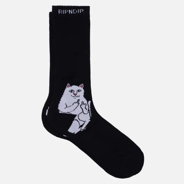 Носки Ripndip Lord Nermal чёрный, Размер 40-46 EU