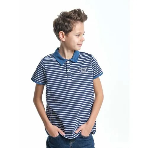 Поло Mini Maxi, хлопок, размер 122, мультиколор
