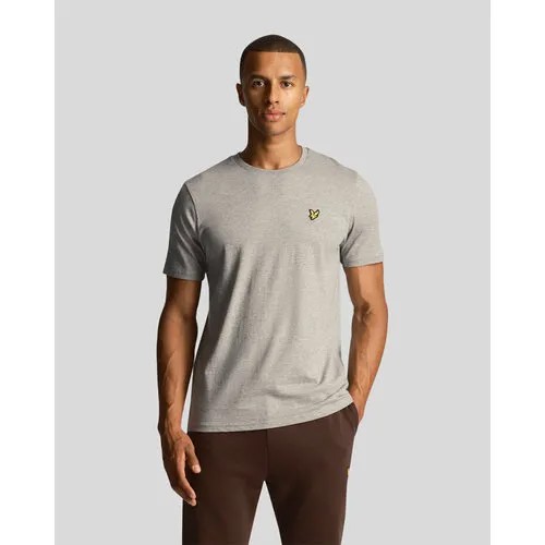 Футболка Lyle & Scott Plain T-shirt, размер XXL, белый, серый