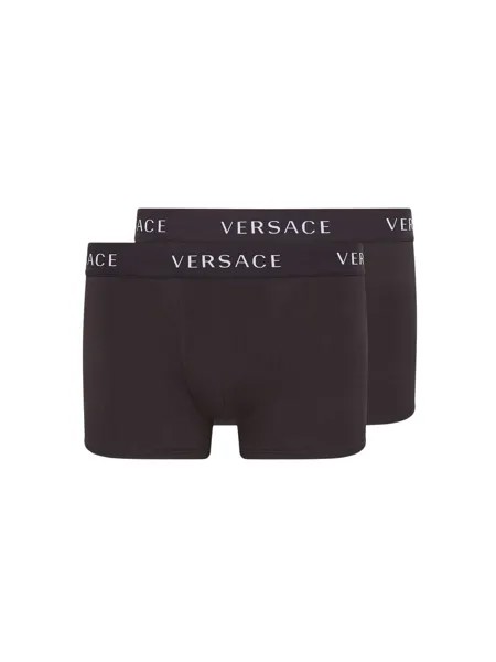 Комплект из 2 трусов-боксеров Trunk Versace, черный