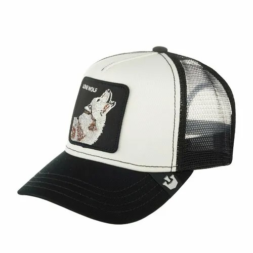 Бейсболка GOORIN BROS., размер 0, белый/черный