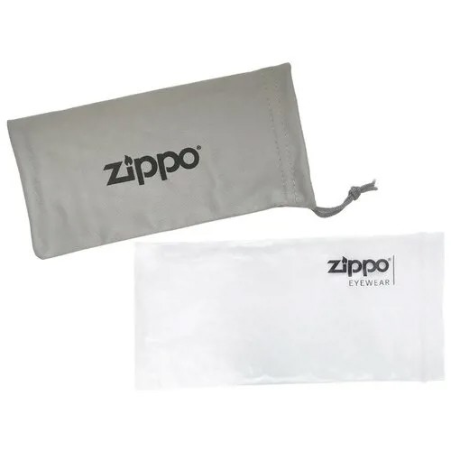 Очки солнцезащитные Zippo, чёрные, оправа и дужки из меди, поляризационные линзы