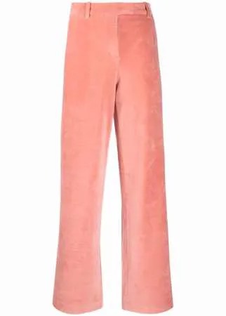 Circolo 1901 расклешенные бархатные брюки