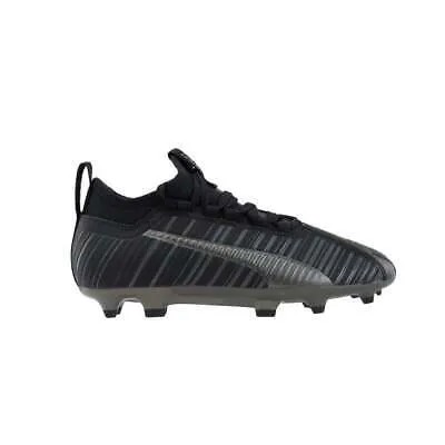 Футбольные бутсы Puma One 5.3 Firm Ground Ag для мальчиков, черные кроссовки для молодежи, спортивные кроссовки Sh