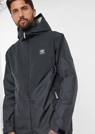 Черная горнолыжная куртка Adidas Snowboarding-Черный