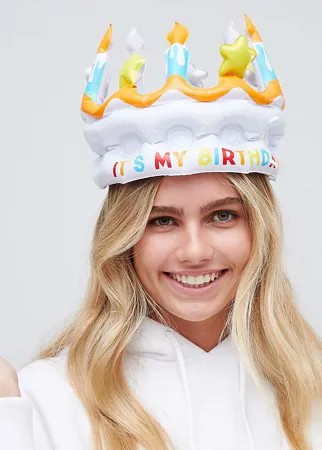 Надувная корона на день рождения Fizz-Мульти