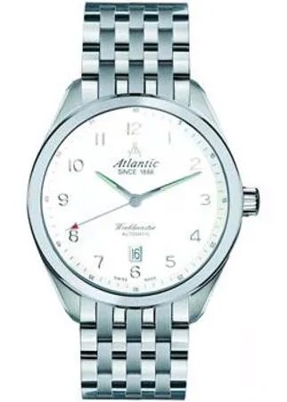 Швейцарские наручные  мужские часы Atlantic 53756.41.23. Коллекция Worldmaster