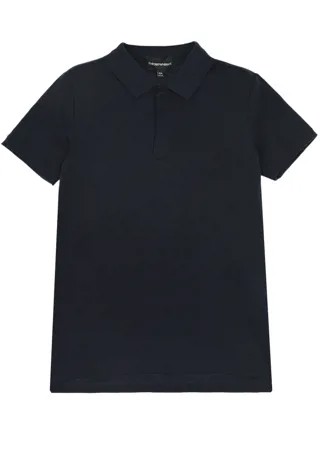 Тёмно-синяя футболка-поло Emporio Armani детское