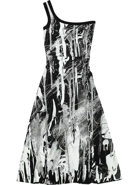 Christopher Kane Mindscape one-shoulder dress