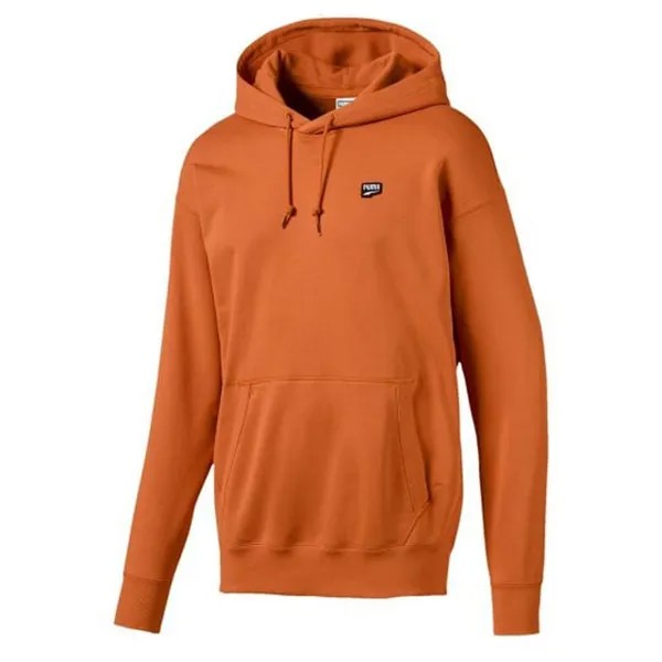 Мужской пуловер с длинными рукавами в уличном стиле 596002 17 Puma, оранжевый