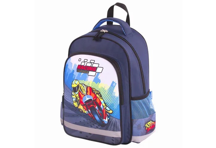 Пифагор Рюкзак School для начальной школы Moto 38х28х14 см