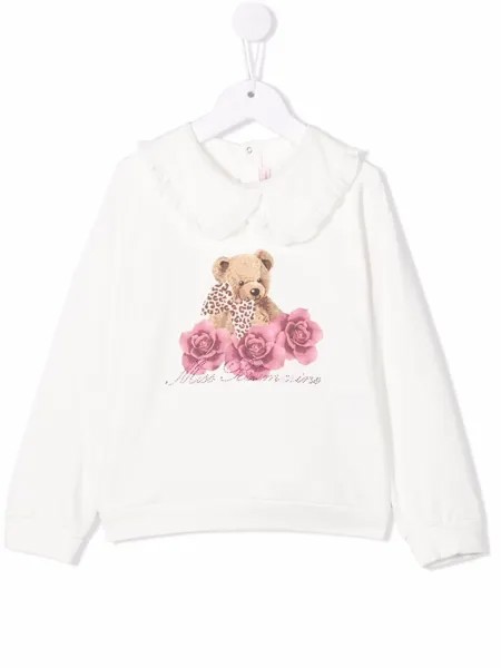 Miss Blumarine толстовка с принтом