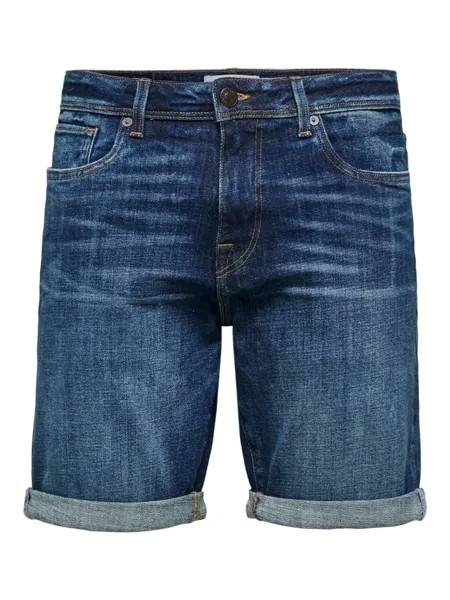 Тканевые шорты SELECTED HOMME, синий