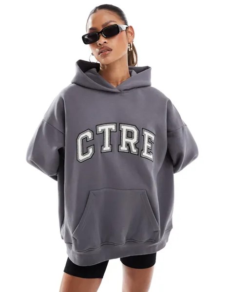Темно-серый худи The Couture Club Varisty