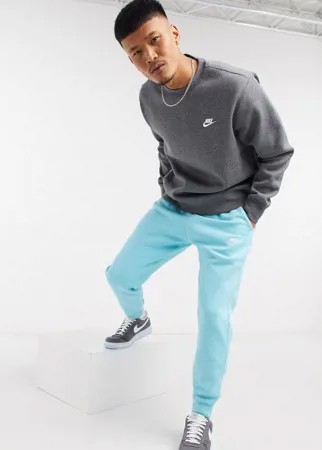 Темно-серый свитшот с круглым вырезом Nike Club