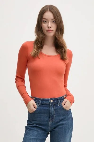 Лонгслив ФИННИ Pepe Jeans, оранжевый