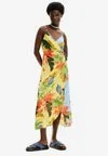 Дневное платье TROPICAL WRAP MIDI Desigual, мультиколор