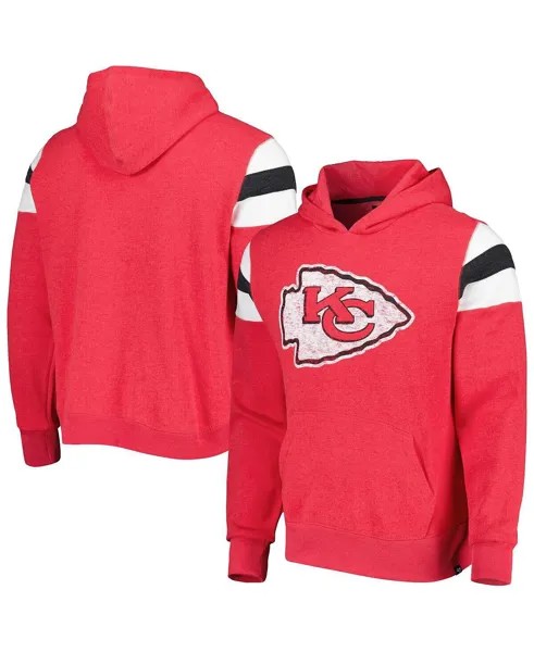 Мужской красный пуловер с капюшоном Kansas City Chiefs Premier Nico '47 Brand