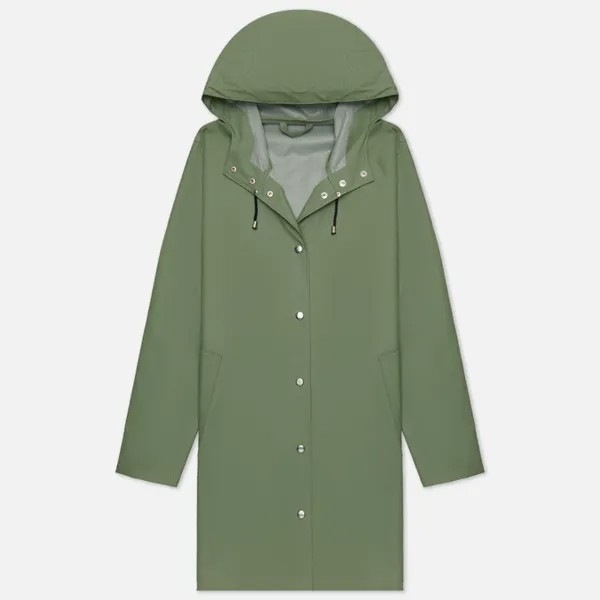 Женская куртка дождевик Stutterheim Mosebacke Lightweight зелёный, Размер XS