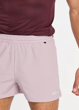 Короткие спортивные шорты сиреневого цвета ASOS 4505-Фиолетовый цвет