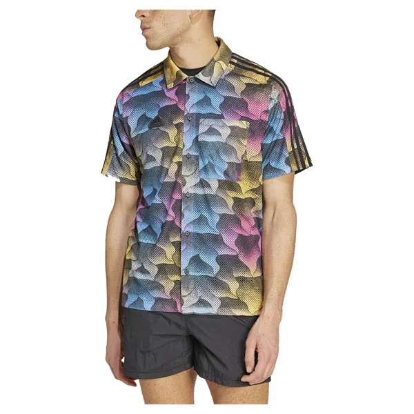 Рубашка с коротким рукавом adidas Tiro Aop, Разноцветный