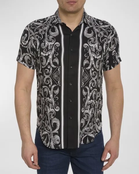 Мужская рубашка с коротким рукавом Skull Vision Robert Graham