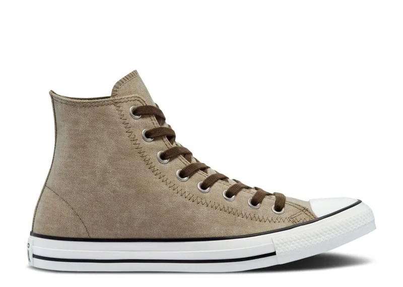 Кроссовки Converse Chuck Taylor All Star High 'Washed Canvas - Nomad Khaki', коричневый