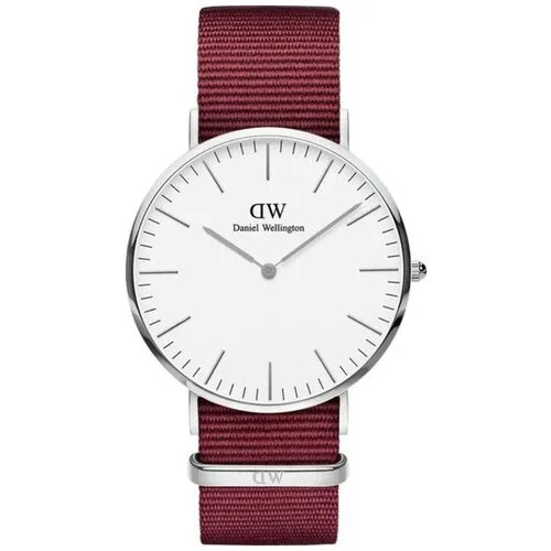 Наручные часы Daniel Wellington Classic, бордовый, серебряный