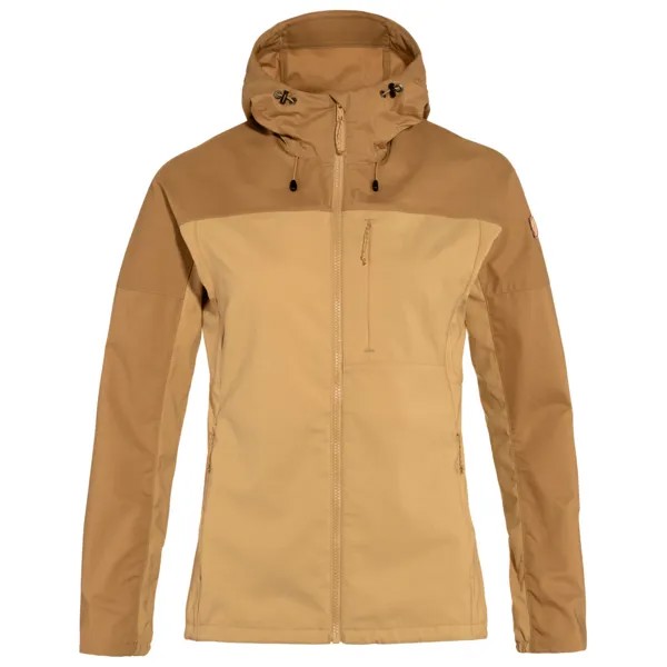 Куртка из софтшелла Fjällräven Women's Abisko Midsummer, цвет Dune Beige/Buckwheat Brown