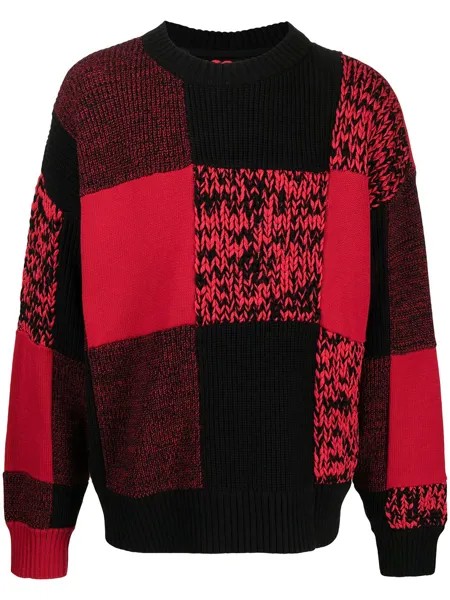 Sacai джемпер с круглым вырезом