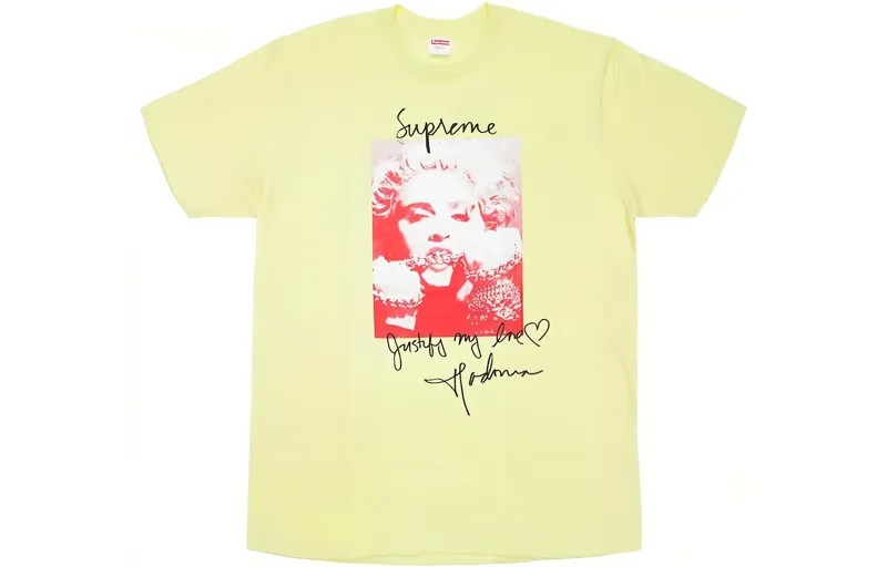 Футболка унисекс желтая Supreme, желтый