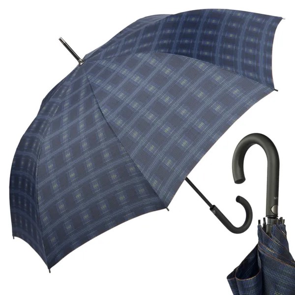 Зонт-трость мужской полуавтоматический M&P C1765-LA righe blue