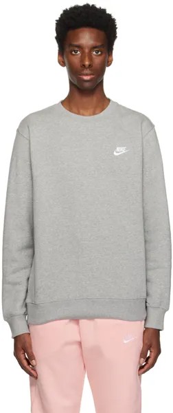 Серый свитшот Sportswear Club Nike