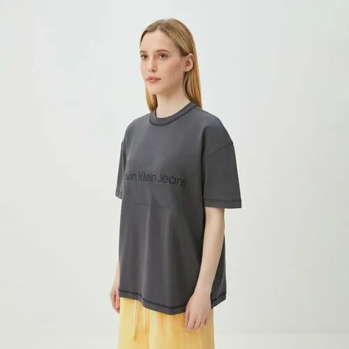 Футболка Calvin Klein Jeans, размер S, серый